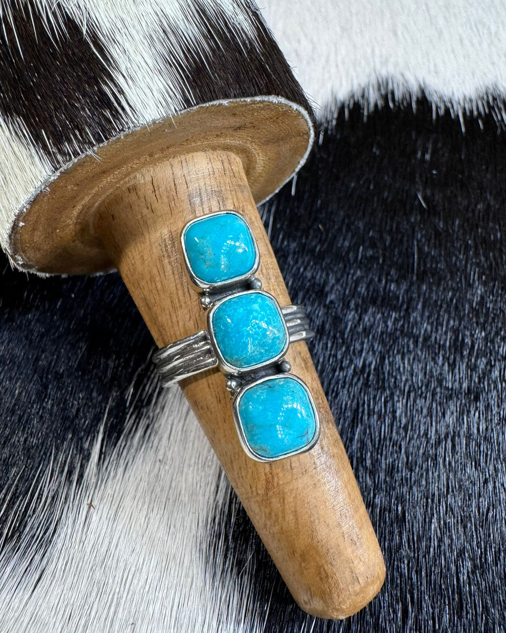 Tri Turquoise Ring