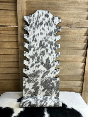 Cowhide Necklace Holder