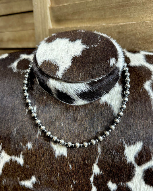 16” Multi Size Everyday Sterling Pearl Necklace