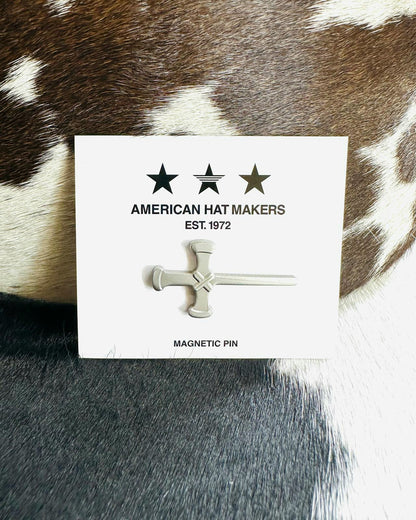 Nail Cross Magnetic Pin