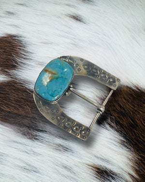 Vanessa Belt Buckle *Turquoise/Sterling