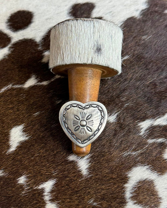 Sterling Pattern Heart Ring * Native