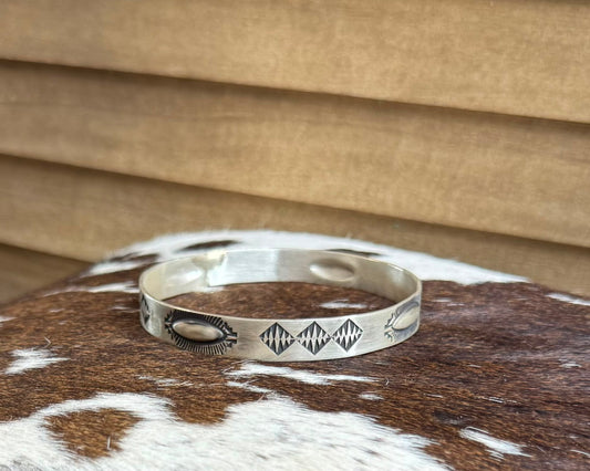 Sterling Pattern Cuff *Native