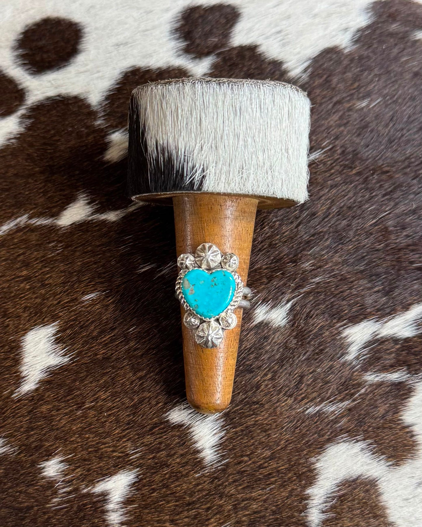 Turquoise Heart Ring *Native