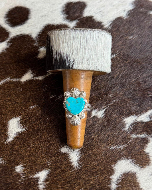 Turquoise Heart Ring *Native
