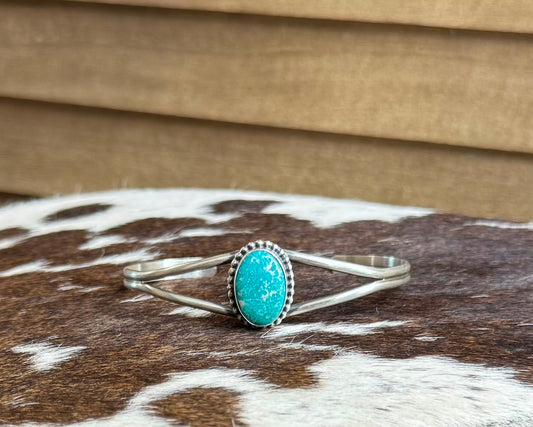 Single Stone White Water Cuff *Native