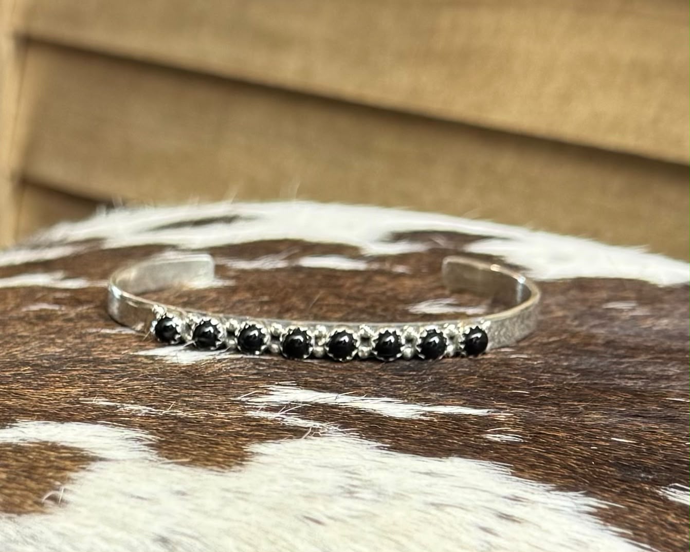 Black Onyx Dainty Cuff *Native