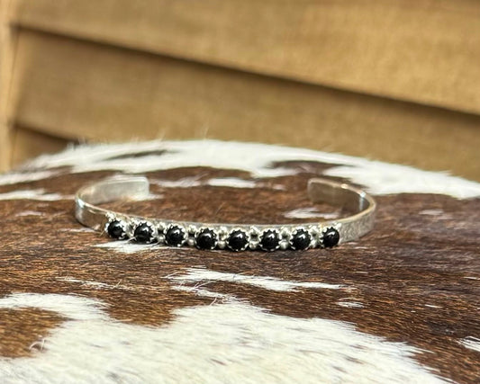 Black Onyx Dainty Cuff *Native