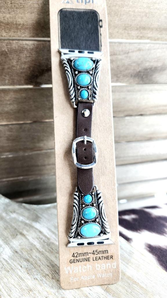 Turquoise Stone Watch Band