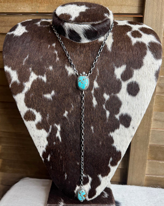 #8 2 Stone Lariat *Native