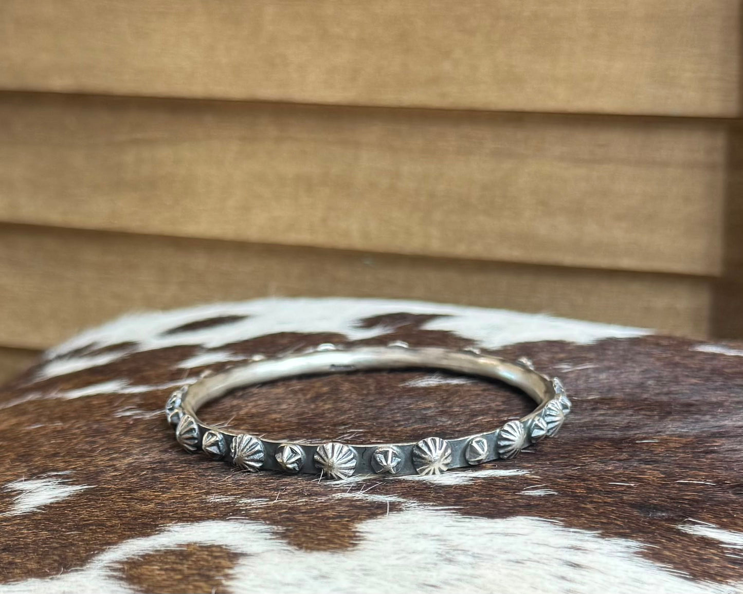 Multi Concho Sterling Bangle *Native