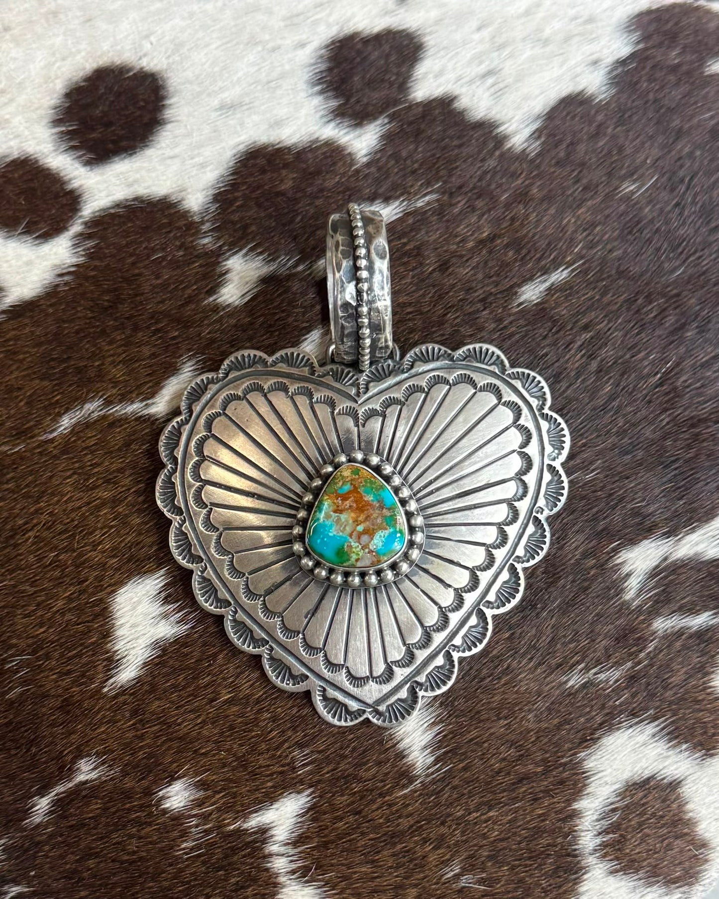Sterling Heart Sonoran Pendant *Native