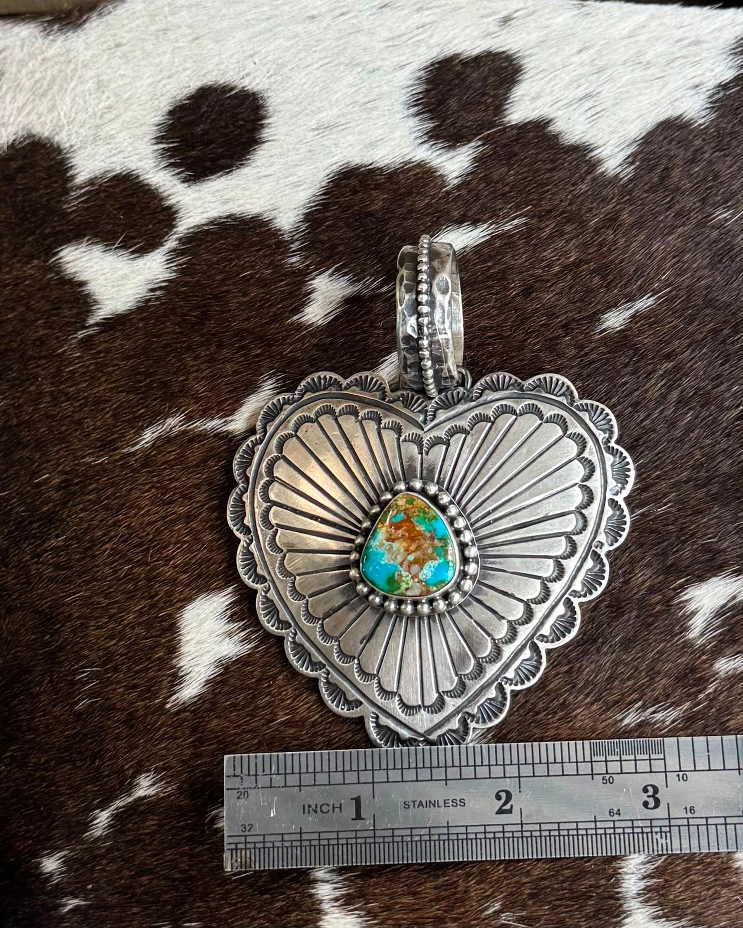 Sterling Heart Sonoran Pendant *Native