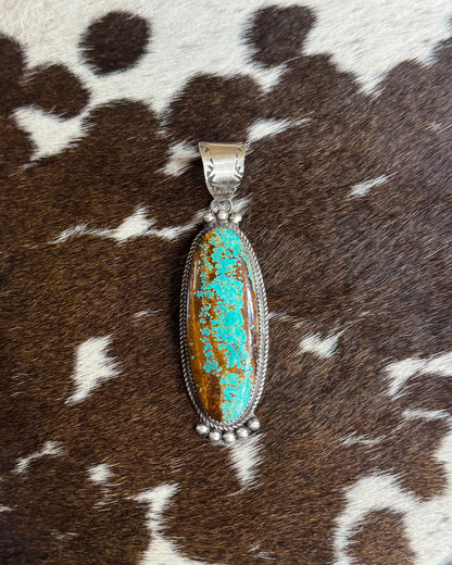 Elongated Oval #8 Pendant *Native