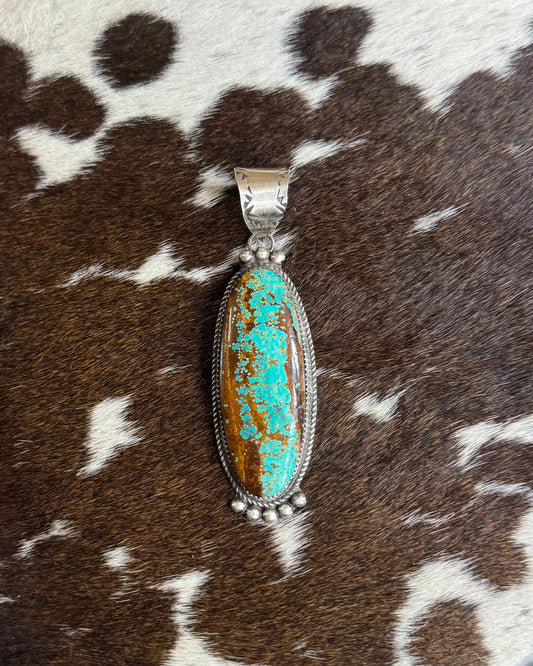 Elongated Oval #8 Pendant *Native