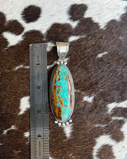 Elongated Oval #8 Pendant *Native