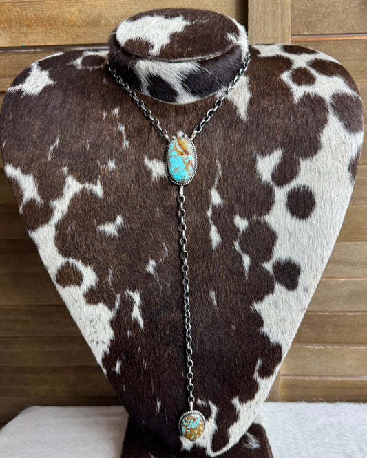 #8 2 Stone Lariat *Native