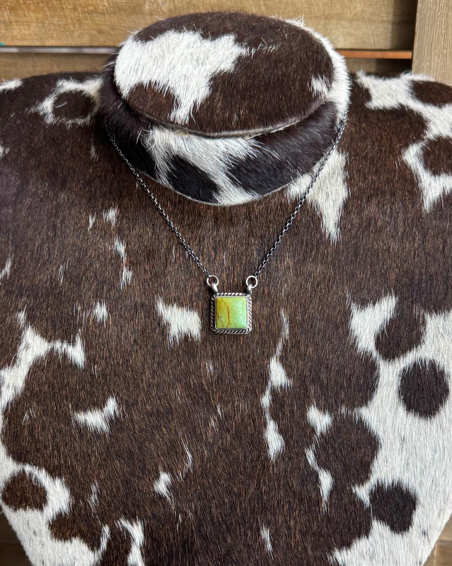 Square Kingman Necklace *Native