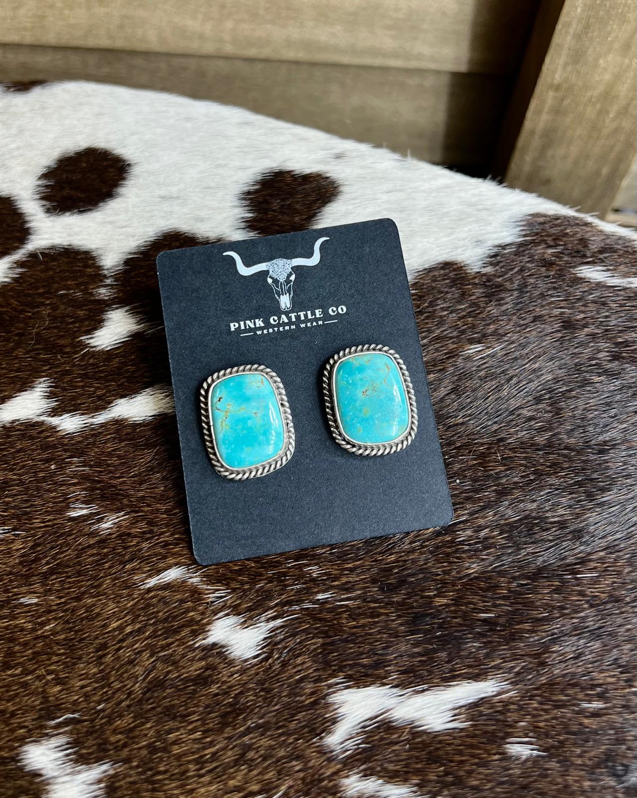 Turquoise Studs *Native