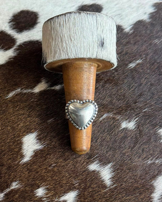 Small Puffy Heart Ring *Native