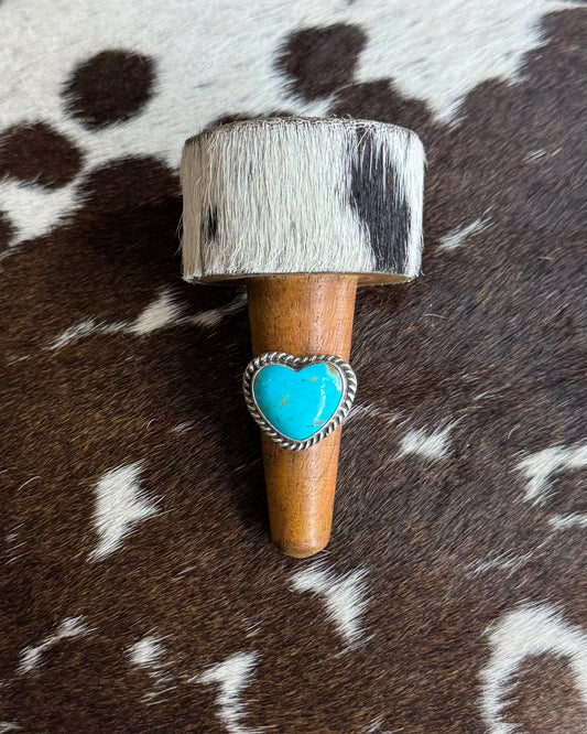 Turquoise Heart Ring *Native