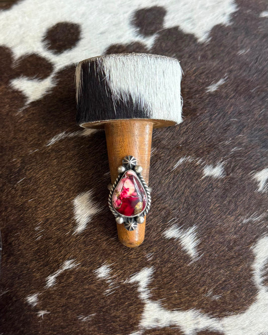 Rose Dahlia Teardrop Ring *Native