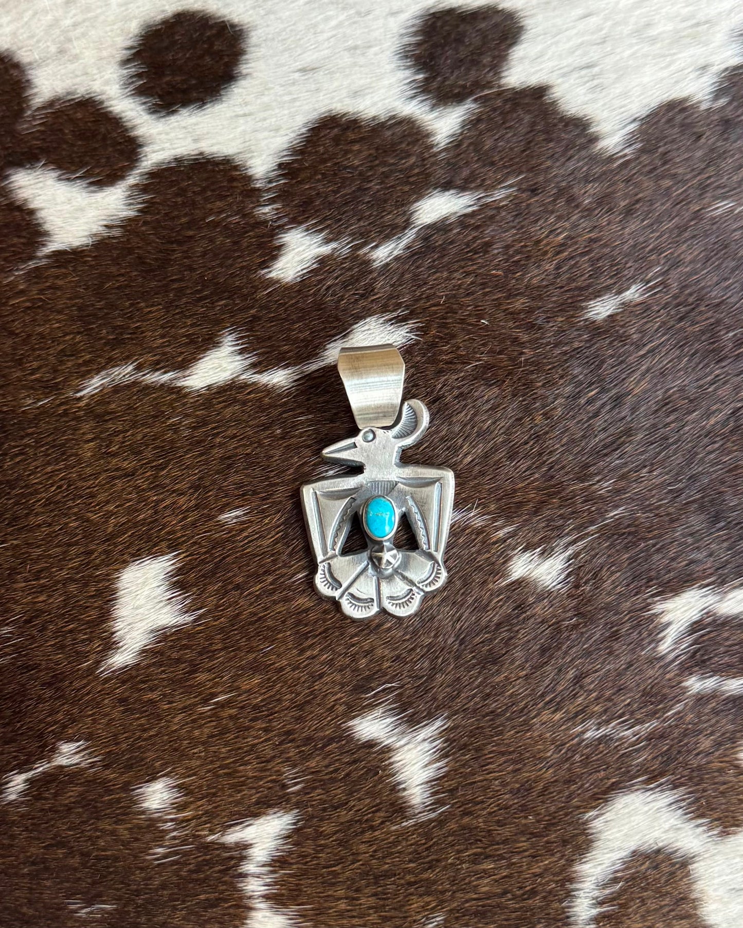 Thunderbird Turquoise Pendant *Native