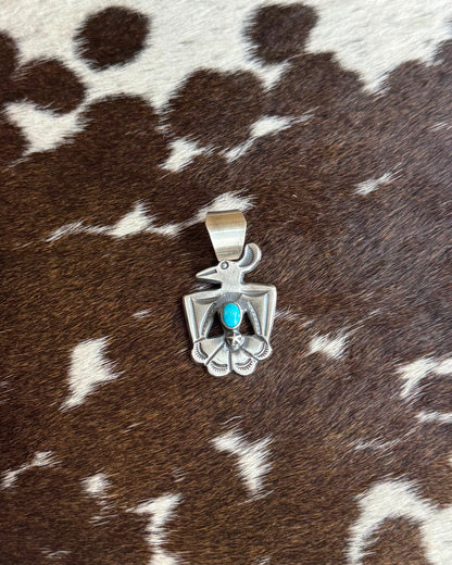 Thunderbird Turquoise Pendant *Native