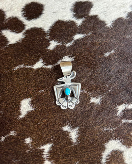 Thunderbird Turquoise Pendant *Native