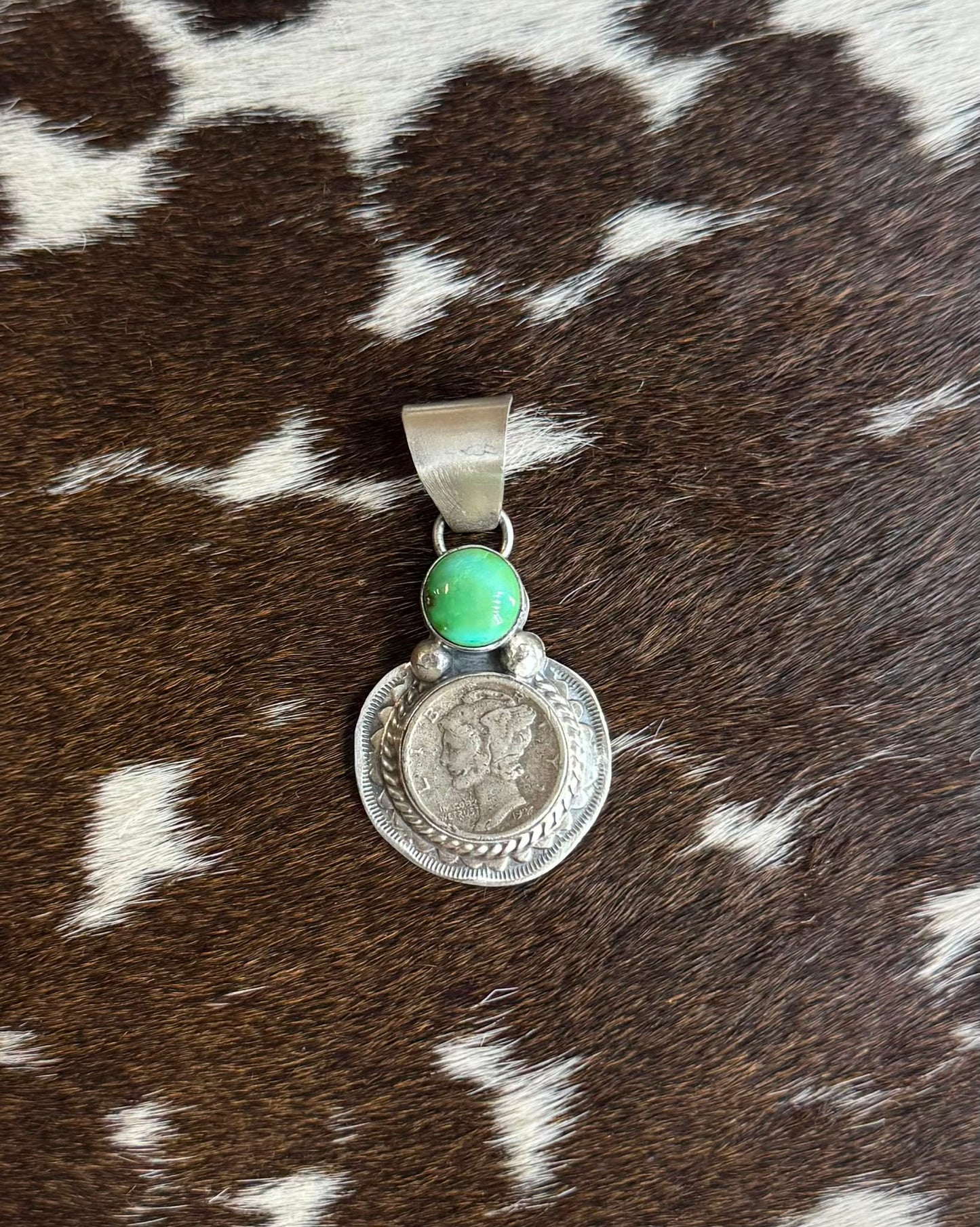 Green 1937 Liberty Coin Pendant *Native