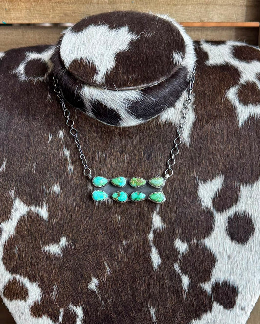 8 Stone Sonoran Bar Necklace *Native