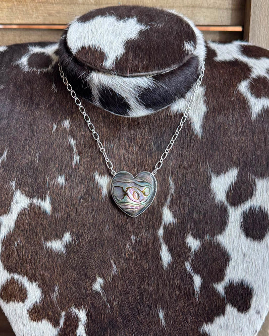 Abalone Heart Necklace *Native