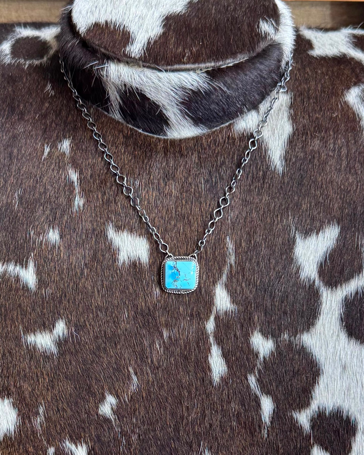Golden Hills Square Necklace *Native