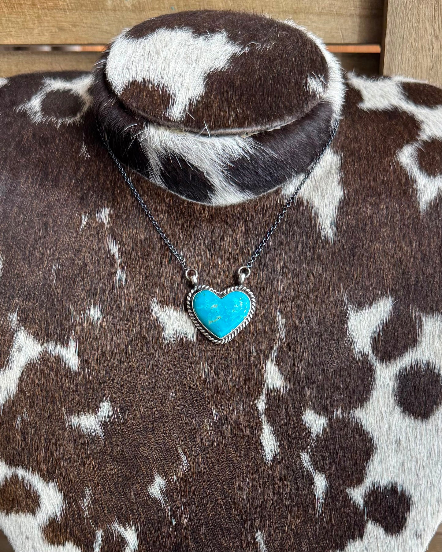 Blue Heart Necklace *Native
