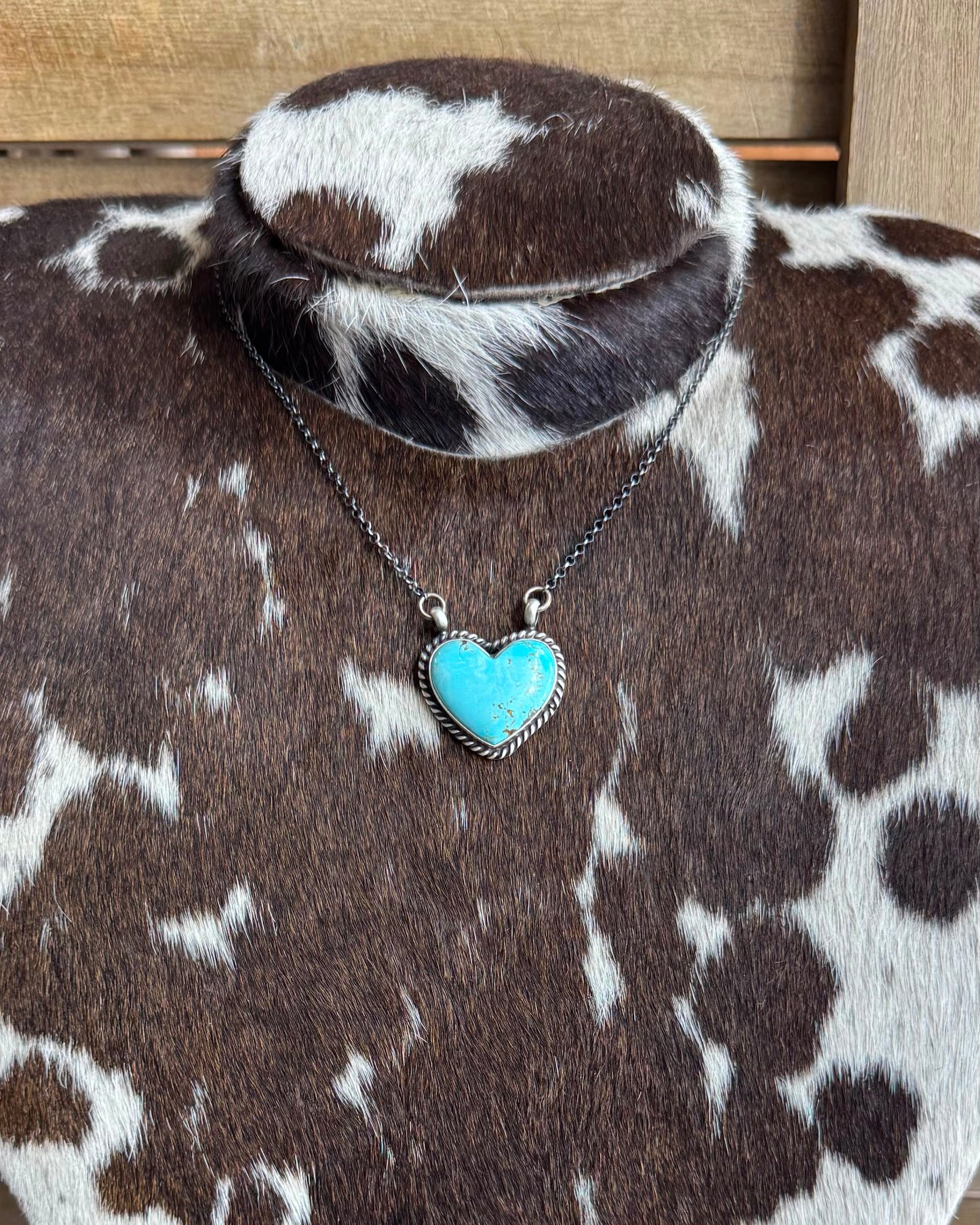 Turquoise Heart Necklace *Native