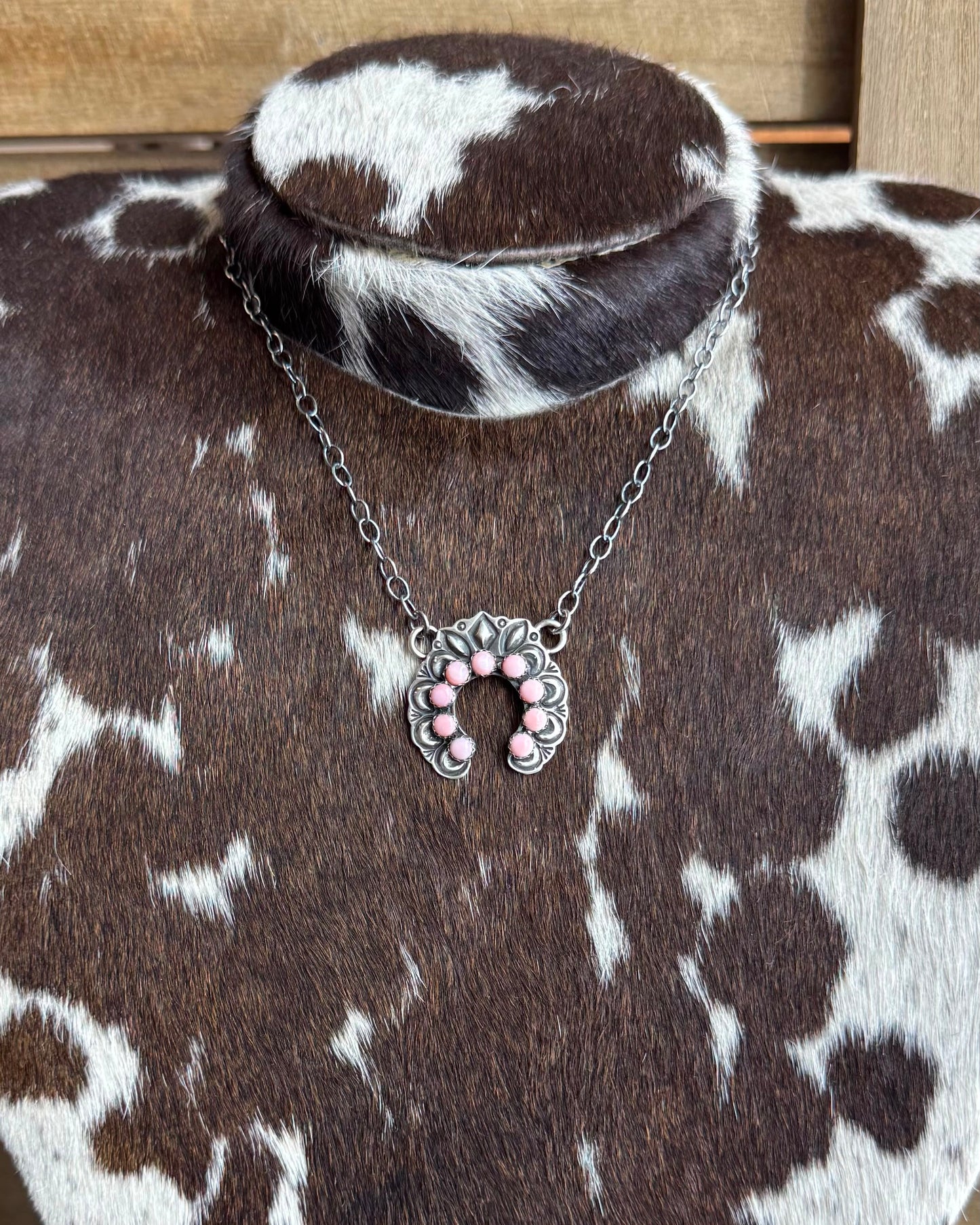 Pink Conch Naja Necklace *Native