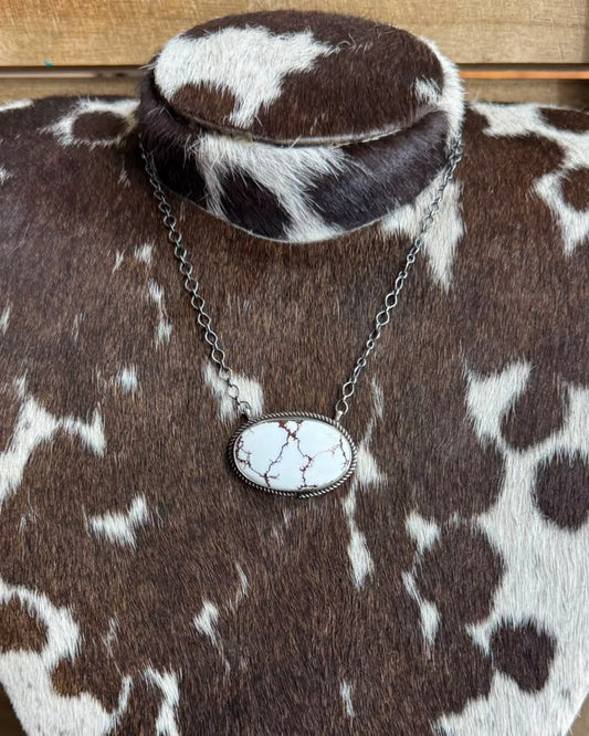 Wild Horse Oval Necklace *Native