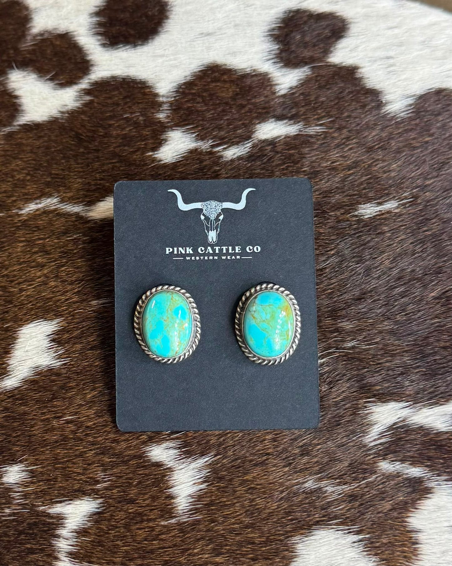 Turquoise Round Stud *Native