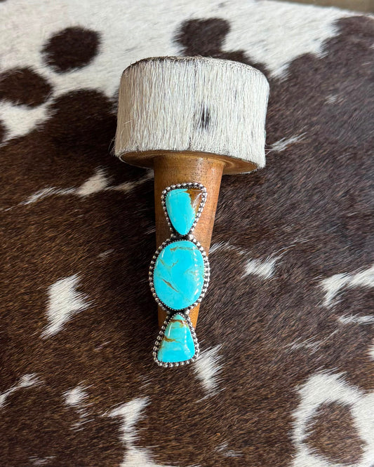 Kingman 3 Stone Ring *Native