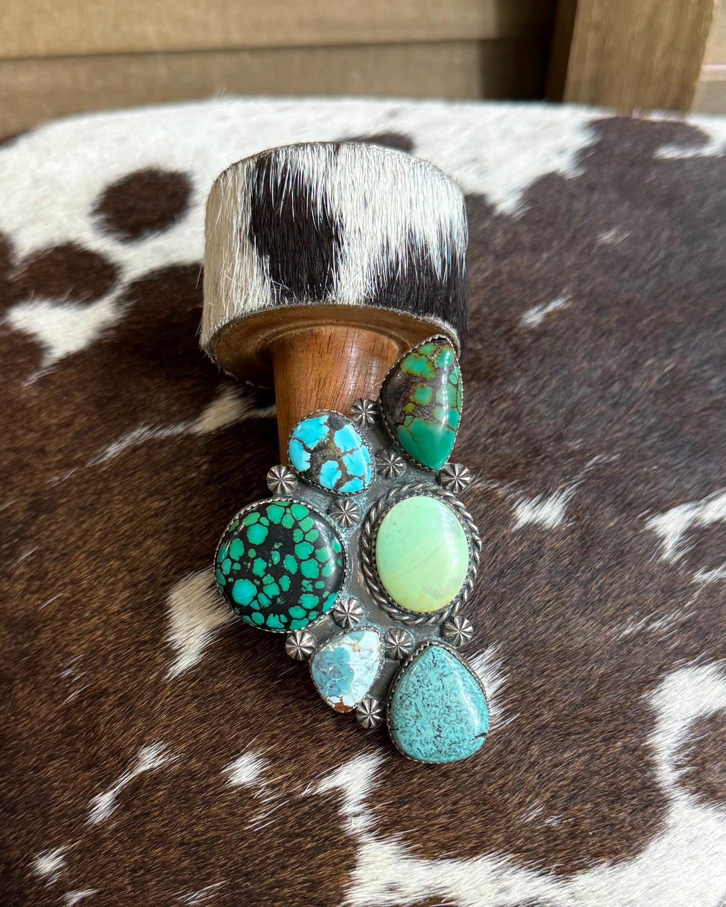 Multi Stone Half Cluster Ring *Native