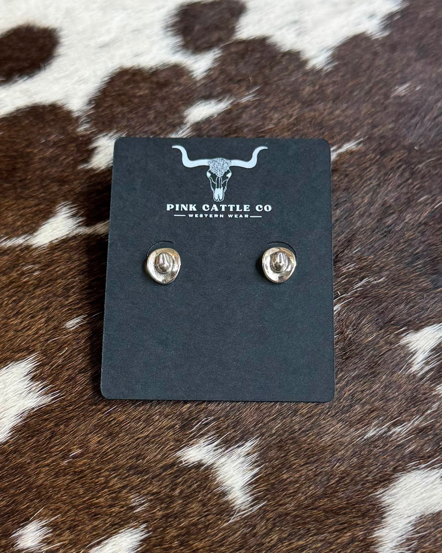 Mini Sterling Hat Earrings *NonNative