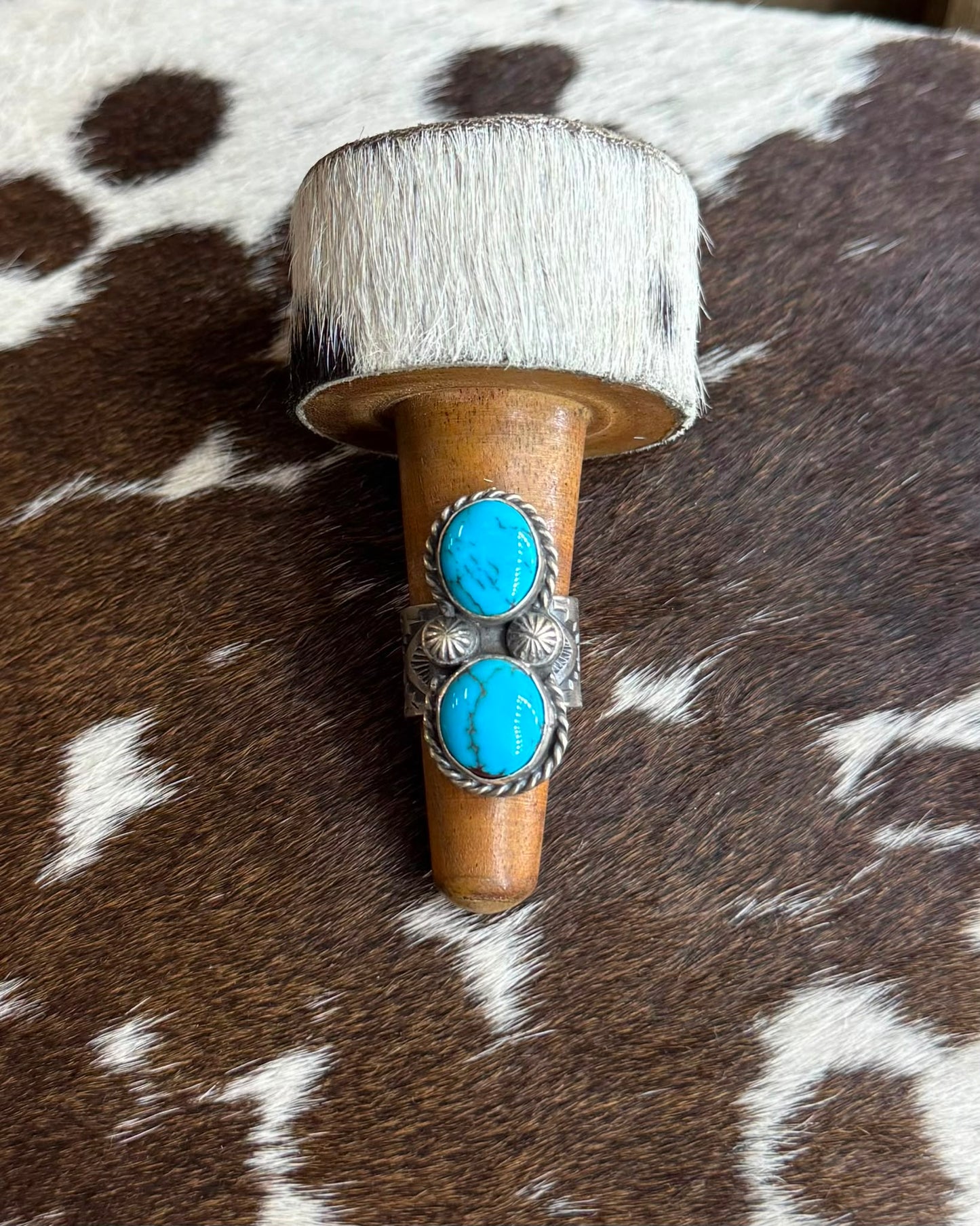 Blue 2 Stone Ring *Native
