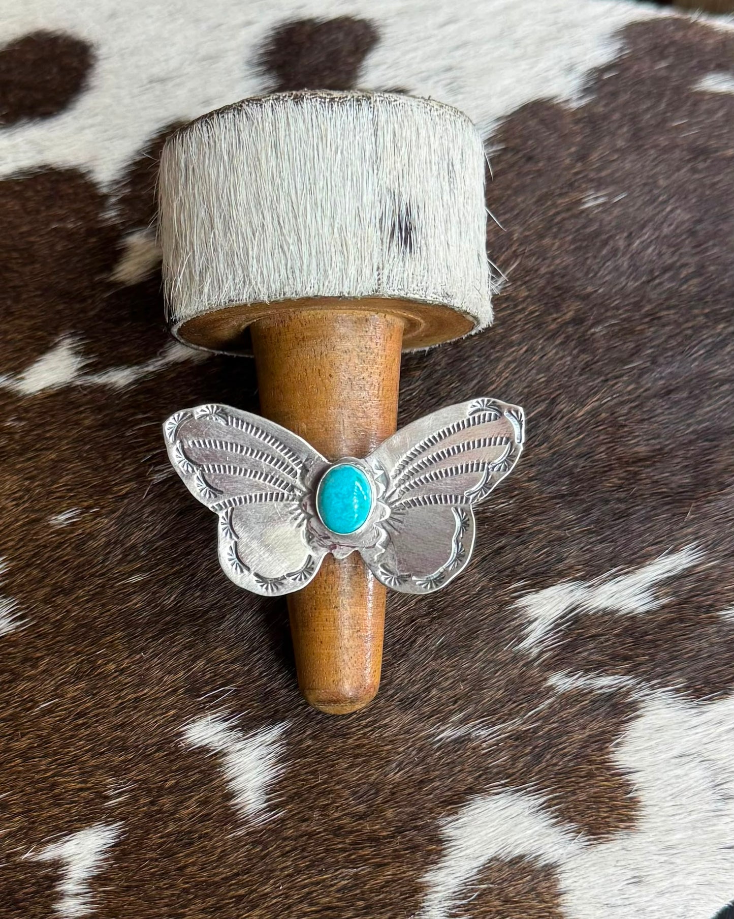 Turquoise Butterfly Ring *Native