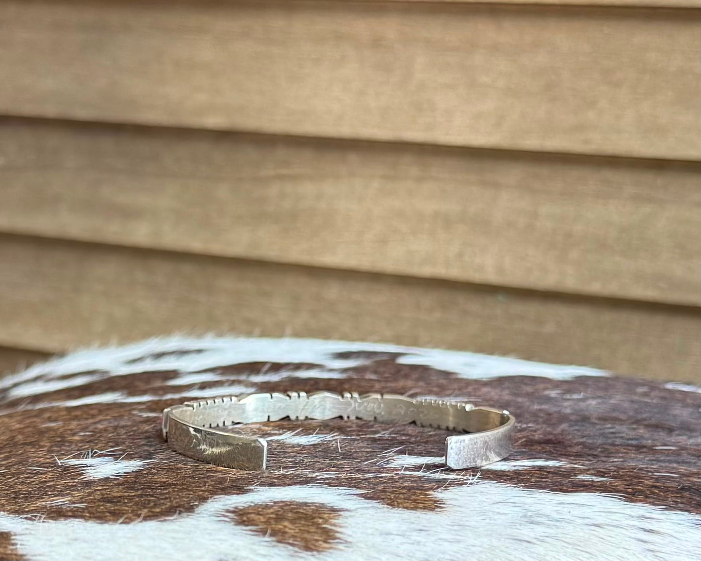 Pink Opal Inlay Cuff *Native