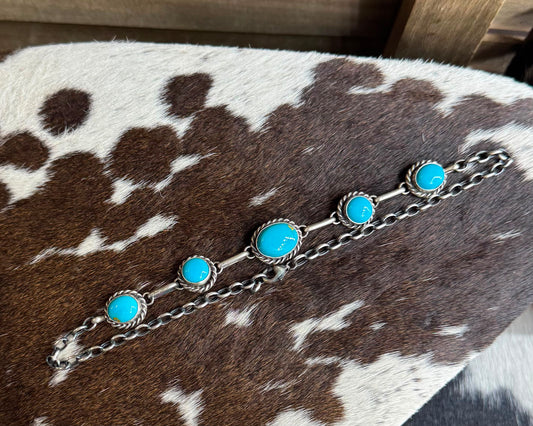 Blue 5 Stone Choker *Native
