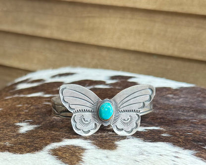 Turquoise Butterfly Ring *Native
