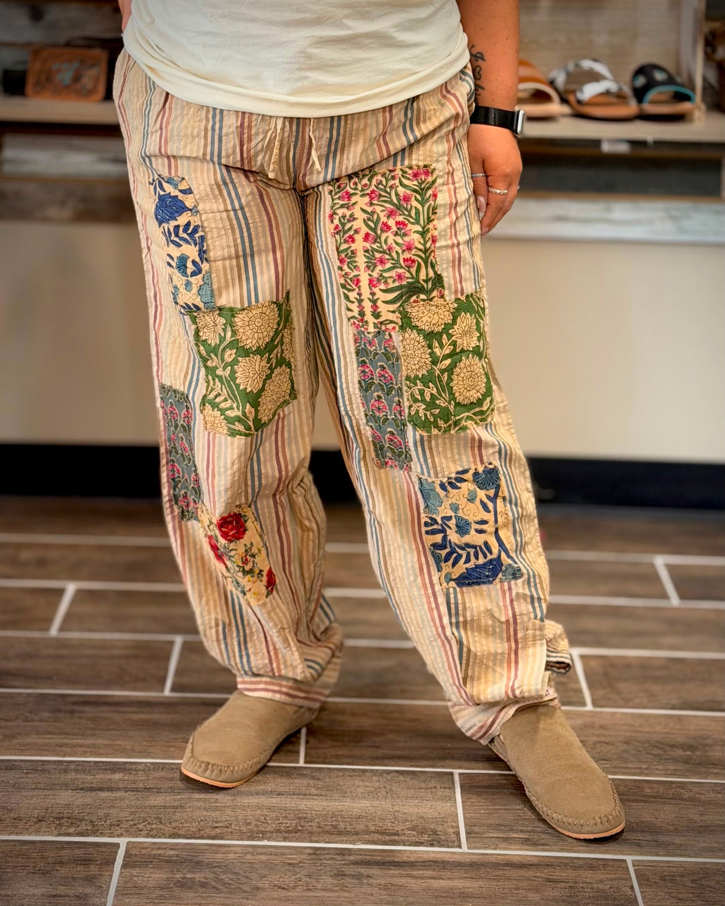 Jaded Patchwork Floral Pant