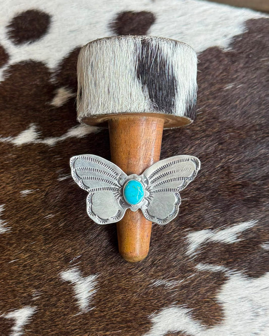 Turquoise Butterfly Ring *Native
