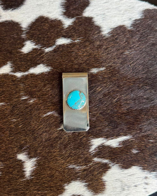Single Stone Money Clip