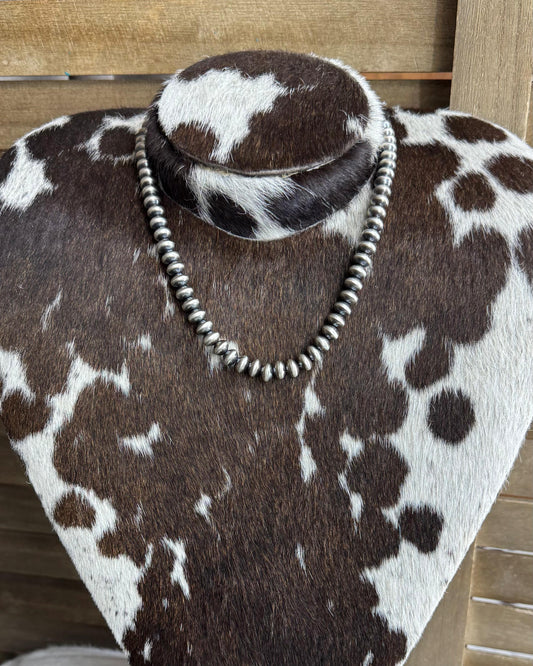 Handmade 7mm Sterling Pearl Necklace